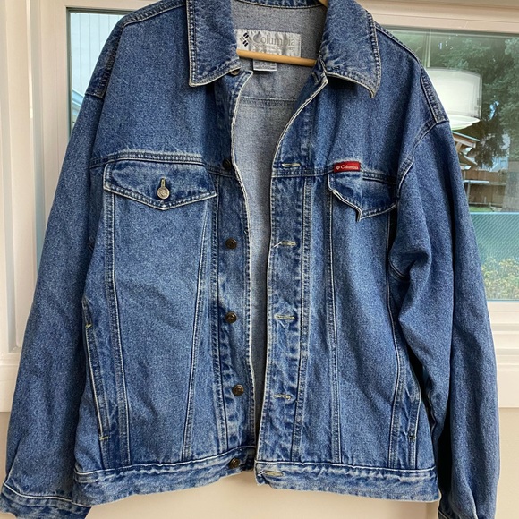 Columbia Jackets & Coats Vintage Columbia Sportswear Denim Jacket Size M Poshmark